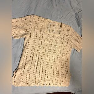 Handmade knit top